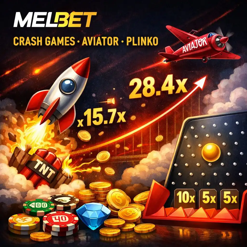 Melbet crash games aviator avion dorado plinko tablero fondo negro