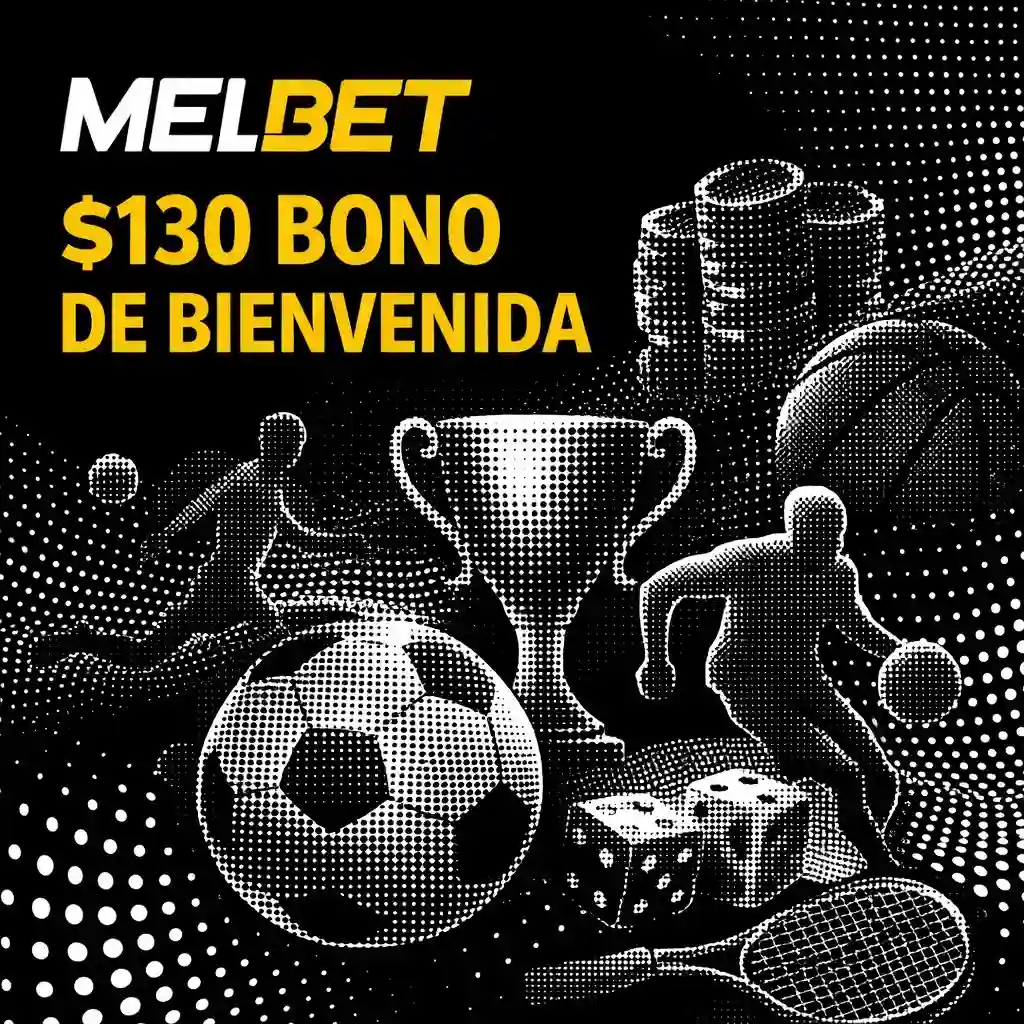 Melbet bono bienvenida numeros dorados globo regalo fondo oscuro neon